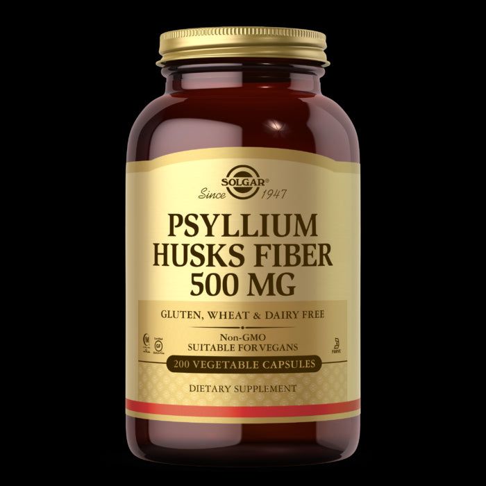 Solgar - Psyllium Husks Fibre, 500 Mg (200 Caps)