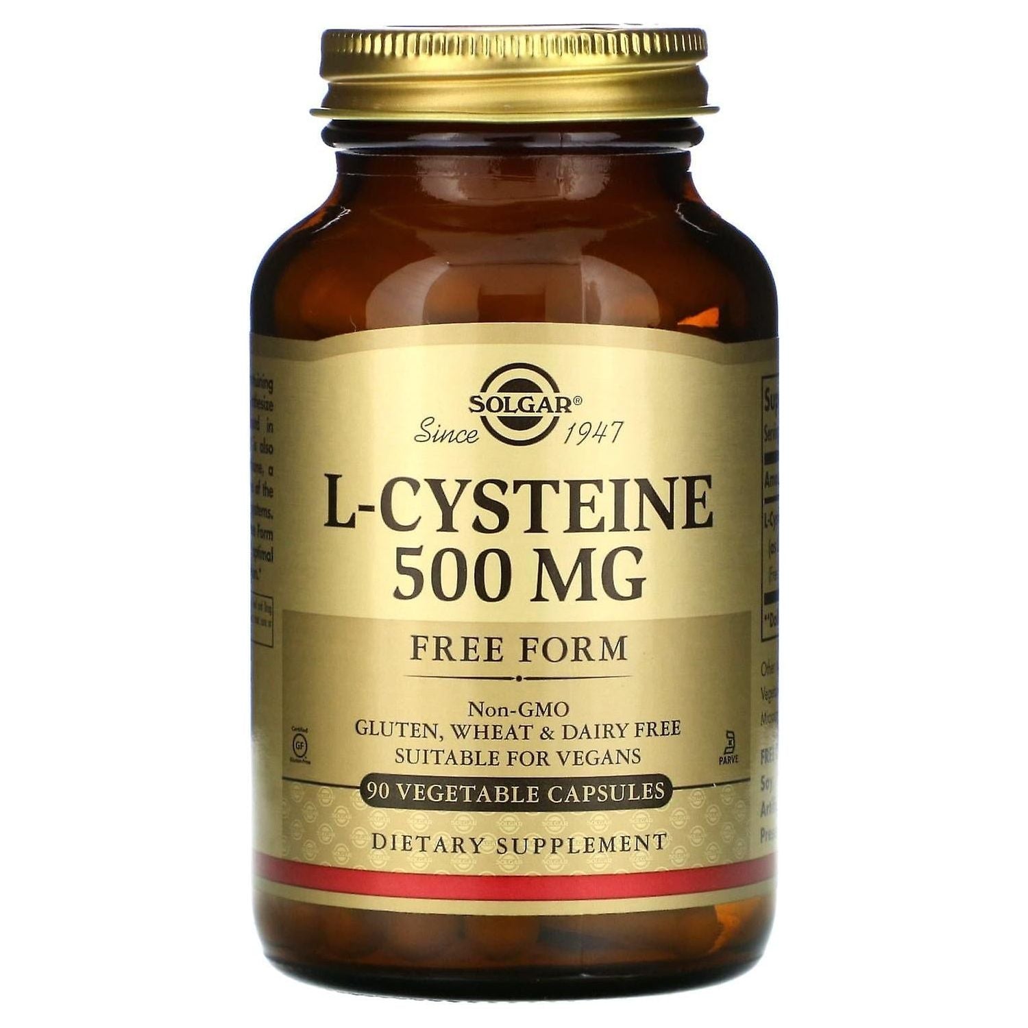 Solgar - L-Cysteine, 500 Mg (90 Caps)