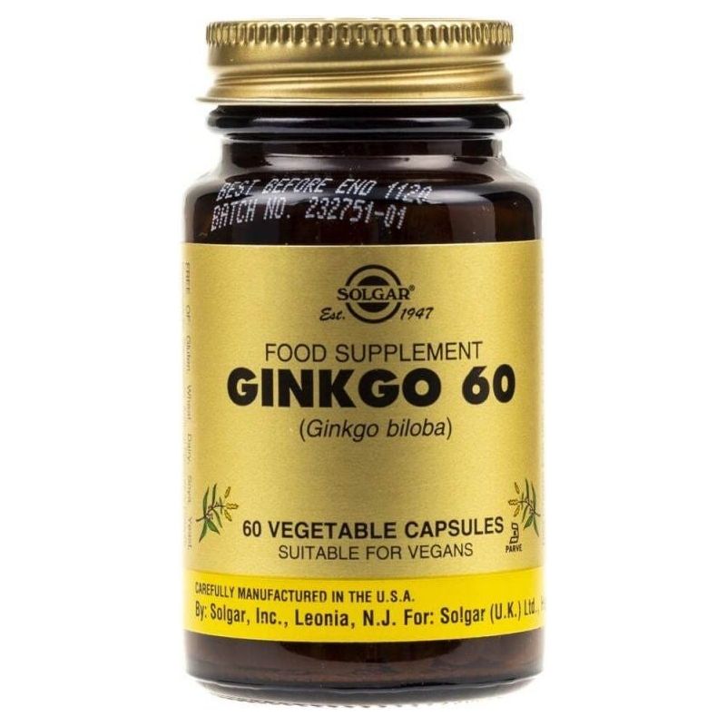 Solgar - Ginkgo Biloba (60 Caps)