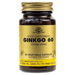 Solgar - Ginkgo Biloba (60 Caps)