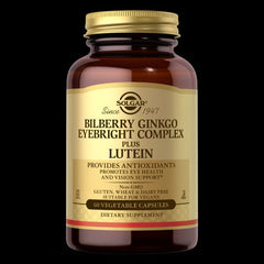 Solgar - Bilberry Ginkgo Eyebright Complex Plus Lutein (60 Caps)