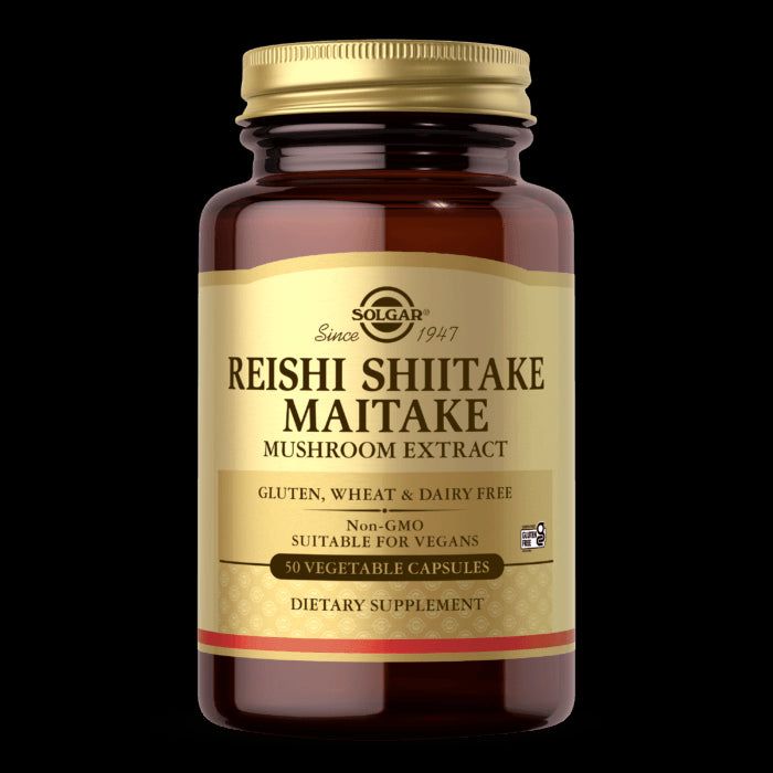 Solgar - Reishi, Shiitake, Maitake - Mushroom Extract (50 Vcaps)