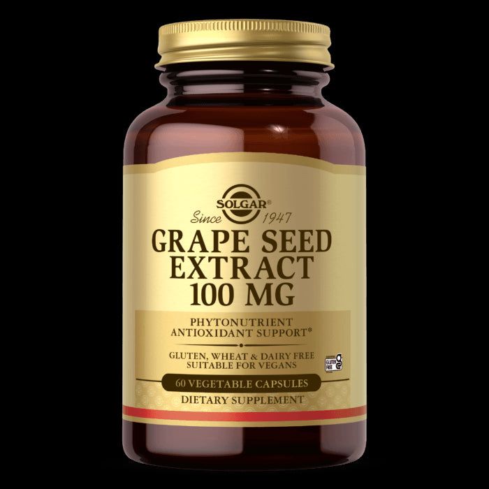 Solgar - Grape Seed - Extract, 100 Mg (60 Caps)