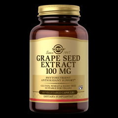 Solgar - Grape Seed - Extract, 100 Mg (60 Caps)