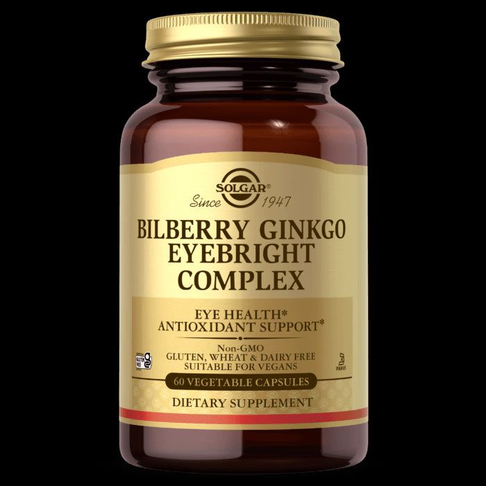 Solgar - Bilberry Ginkgo Eyebright Complex (60 Vcaps)