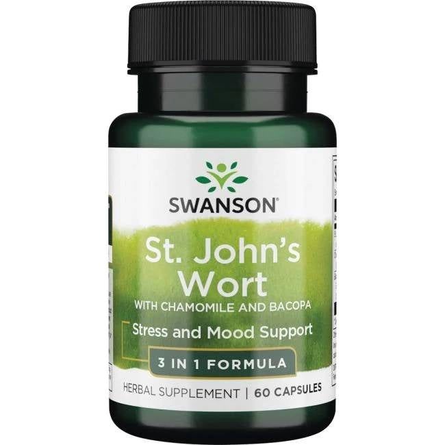 Swanson - St. John'S Wort With Chamomile And Bacopa (60 Caps)