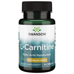 Swanson - L-Carnitine, 500 Mg (30 Tabs)