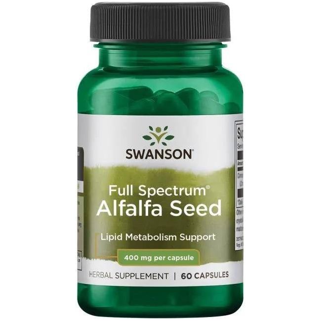 Swanson - Full Spectrum Alfalfa Seed, 400 Mg (60 Caps)