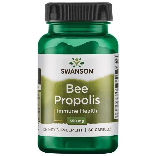 Swanson - Bee Propolis, 550 Mg (60 Caps)