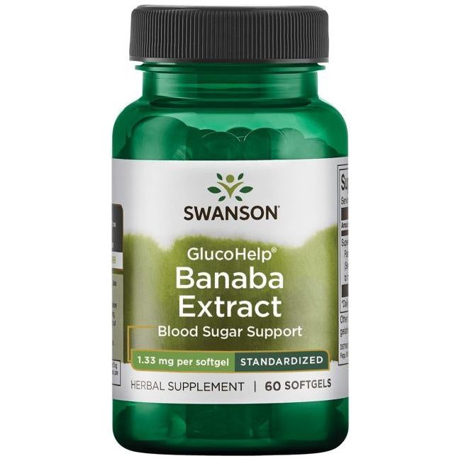 Swanson - Glucohelp Banaba Extract, 1.