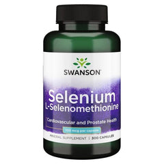 Swanson - Selenium (L-Selenomethionine), 100 Mcg (300 Caps)