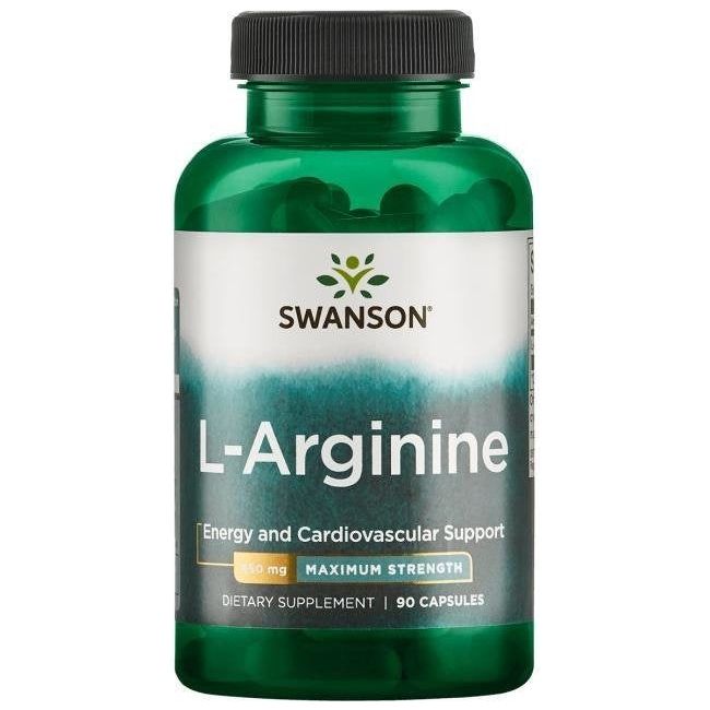 Swanson - L-Arginine, 850 Mg Maximum Strength (90 Caps)