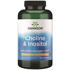 Swanson - Choline & Inositol (250 Caps)