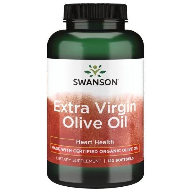 Swanson - Extra Virgin Olive Oil, 1000 Mg (120 Caps)