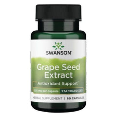 Swanson - Grape Seed Extract, 200 Mg (60 Caps)