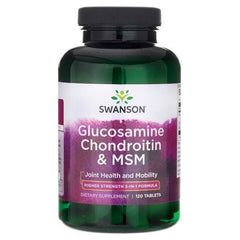 Swanson - Glucosamine/Chondroitin/Msm 500/400/200 Mg (120 Tabs)