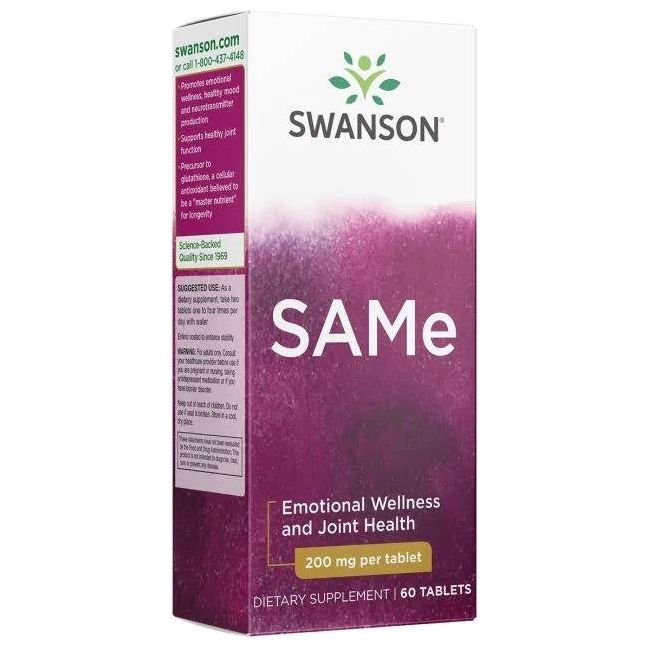 Swanson - Same, 200 Mg (60 Tabs)