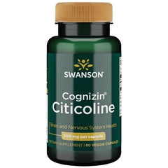 Swanson - Cognizin Citicoline, 500 Mg (60 Caps)