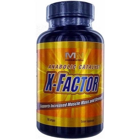 Molecular Nutrition - X-Factor, Anabolic Catalyst - 100 softgels