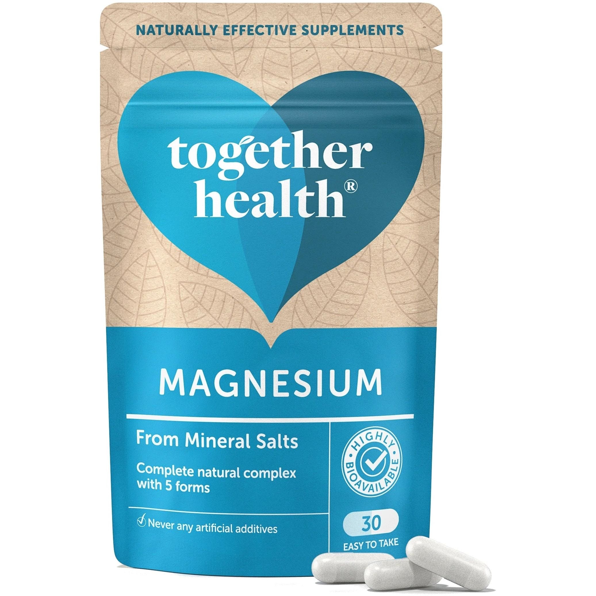 Together - Magnesium - From Natural Marine Salts (30 Caps)