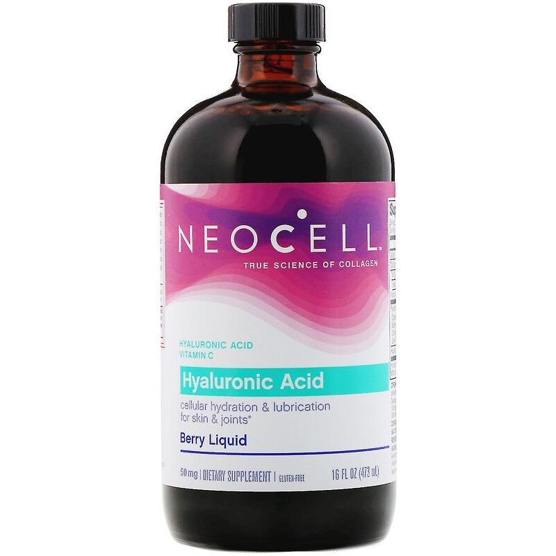 NeoCell - Hyaluronic Acid, Blueberry Liquid - 473 ml.