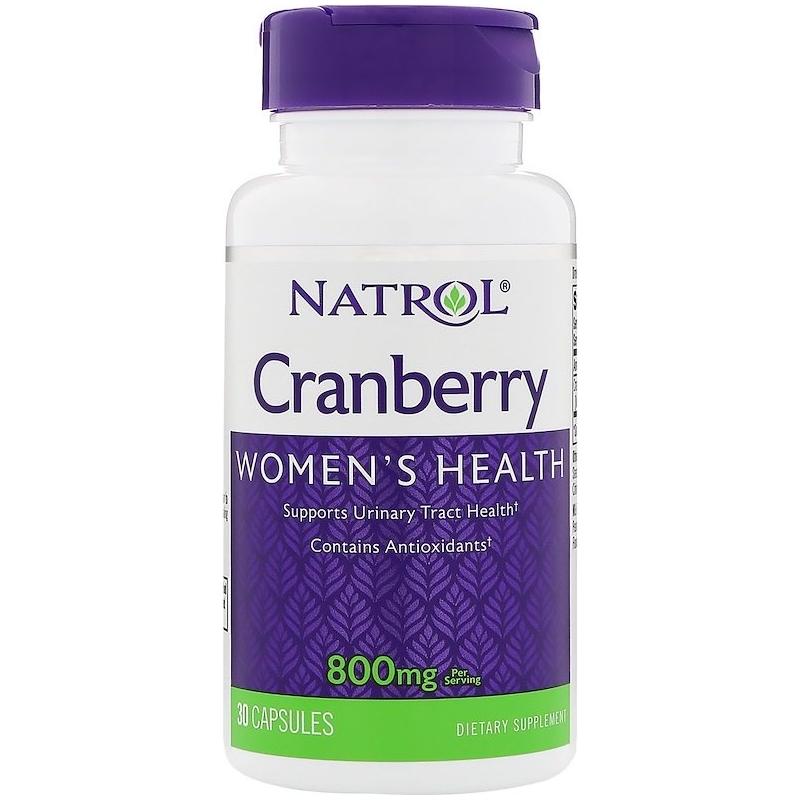 Natrol - Cranberry, 800mg - 30 caps