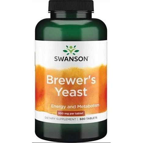 Swanson - Brewer's Yeast, 500mg - 500 tablets