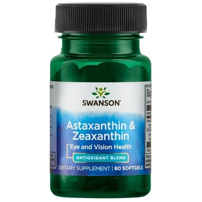 Swanson - Astaxanthin & Zeaxanthin - 60 softgels