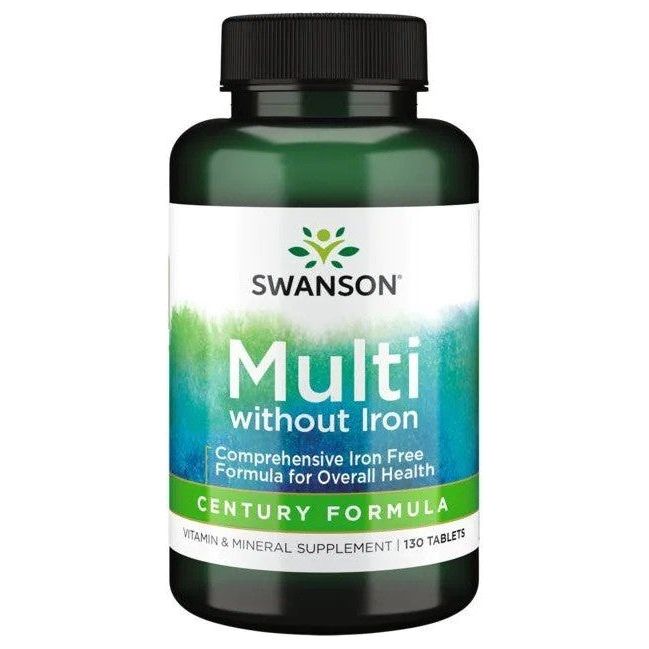 Swanson - Century Formula Multivitamin without Iron - 130