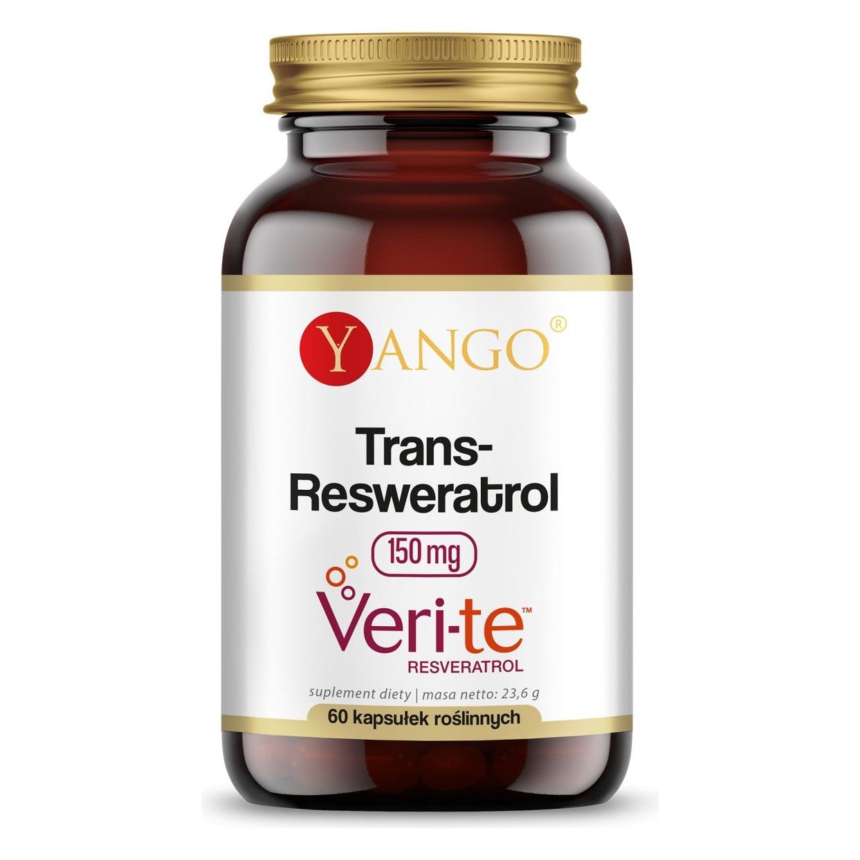 Yango - Trans-Resveratrol Veri-Te, 150 Mg (60 Caps)