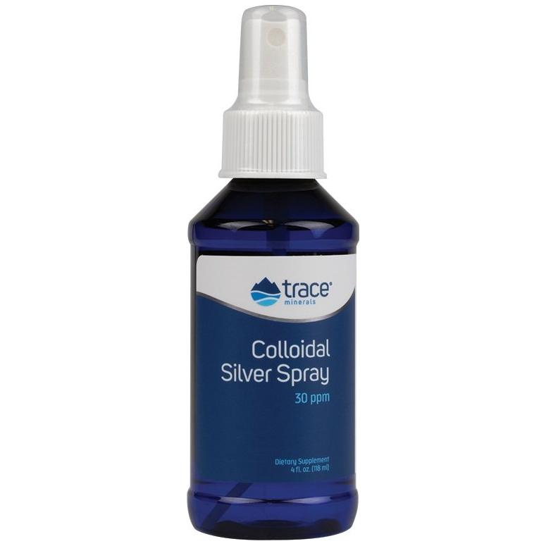 Trace Minerals - Colloidal Silver Spray, 30ppm - 118 ml.