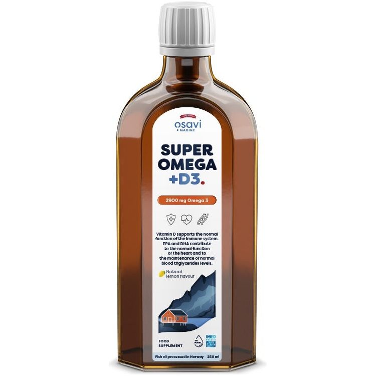 Osavi - Super Omega +D3, 2900 Mg, Natural Lemon Flavour