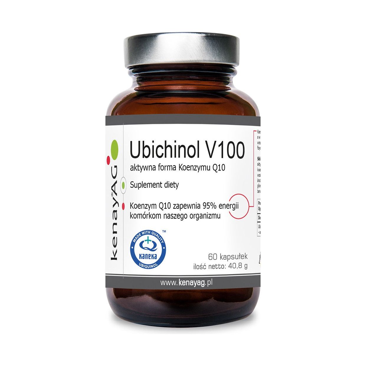 Kenay - Ubiquinol V100 Active Coenzyme Q10, 100 Mg