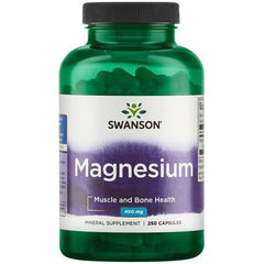 Swanson - Magnesium, 200mg - 250 caps