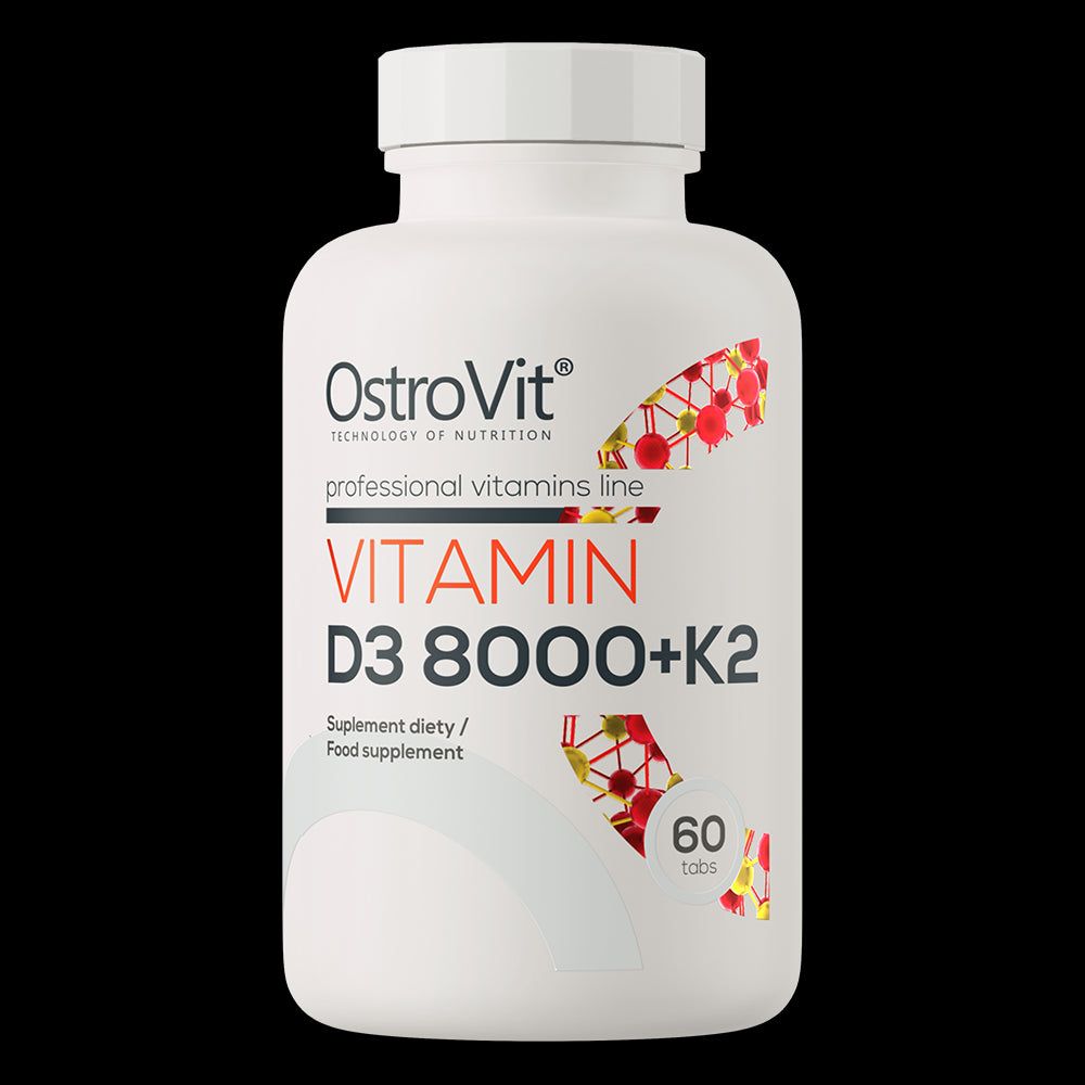 OstroVit - Witamina D3 8000 Iu + K2 - 60 tabl.