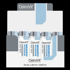 OstroVit - Magnesium Potassium + B6 Shot - 80 ml x 20 DISPLAY