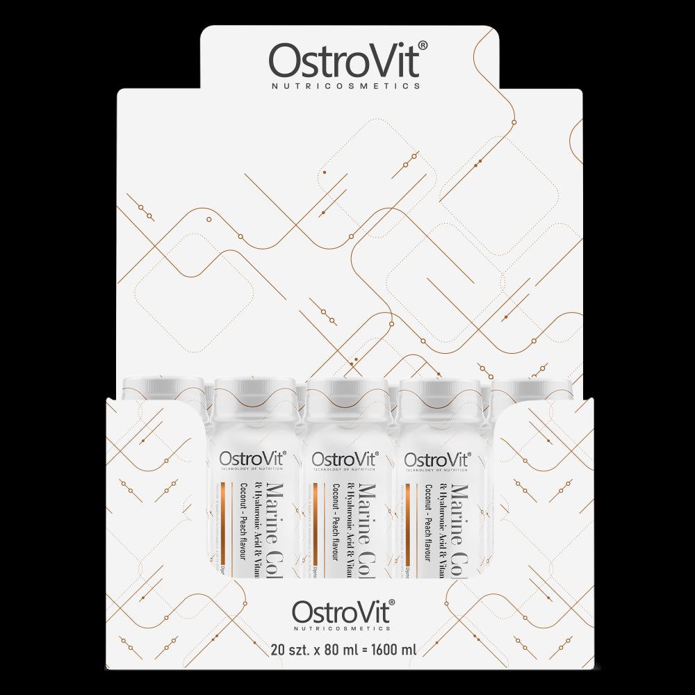 OstroVit - Collagen Marine Shot Coconut & Peach - 80 ml x 20