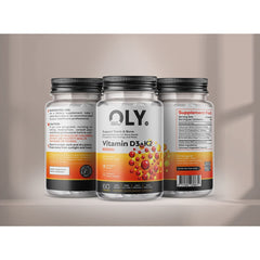 Oly - Vitamin D3+K2, 5000IU - 60 vcaps