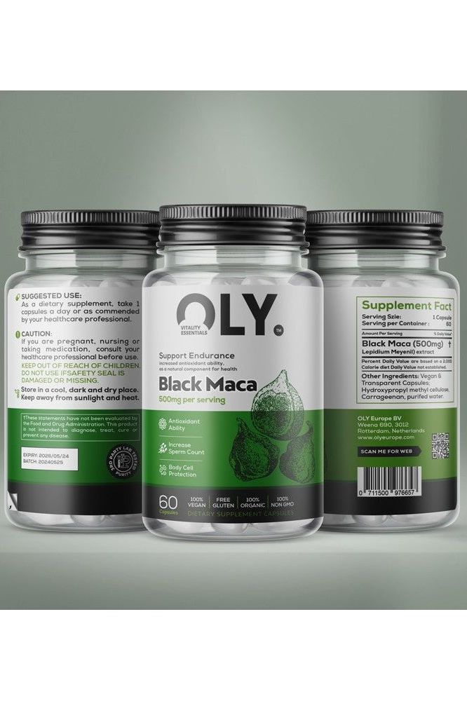 Oly - Black Maca - 500mg - 60 vcaps