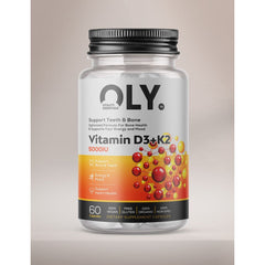 Oly - Vitamin D3+K2, 5000IU - 60 vcaps