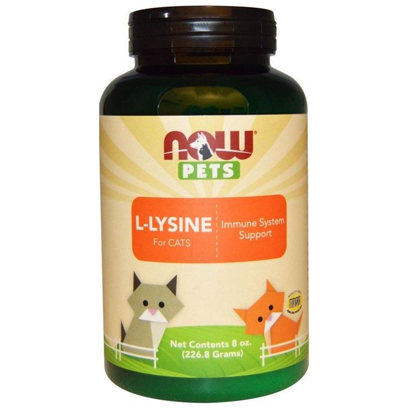 NOW Foods - Pets, L-Lysine for Cats - 226 grams