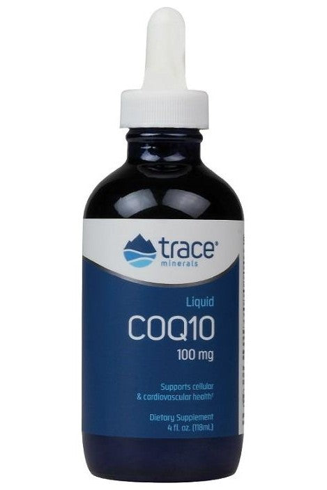 Trace Minerals - Liquid CoQ10, 100mg - 118 ml.