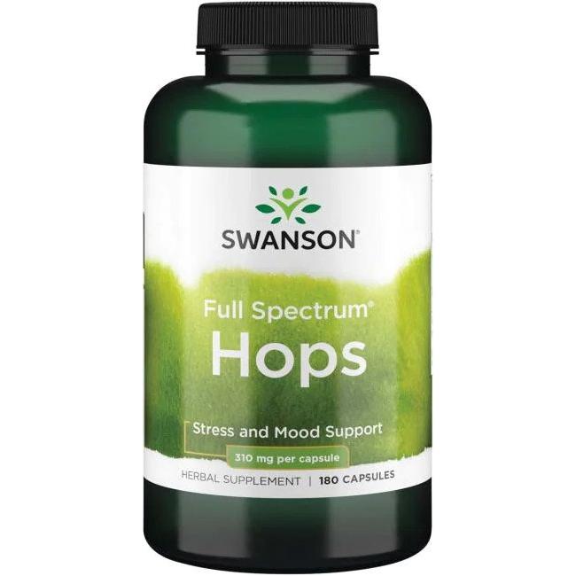 Swanson - Full Spectrum Hops, 620mg - 180 caps