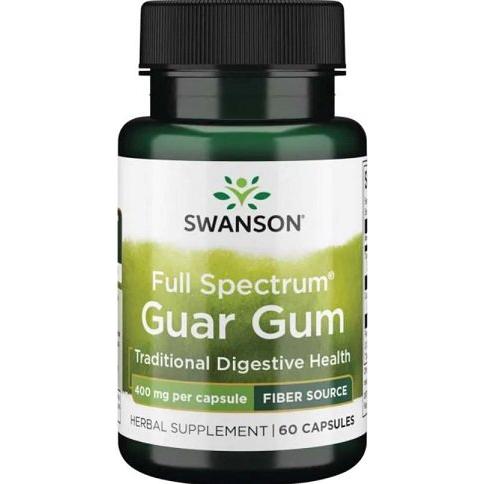 Swanson - Full Spectrum Guar Gum, 400mg - 60 caps