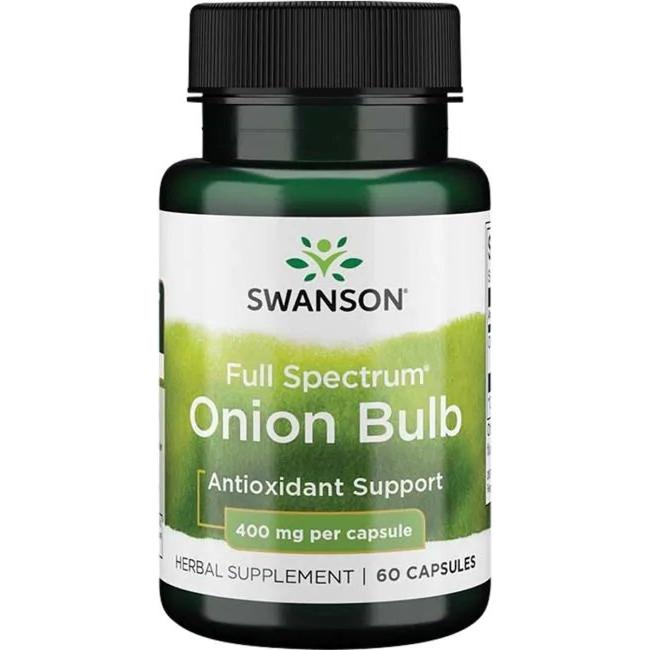 Swanson - Full Spectrum Onion Bulb, 400mg - 60 caps