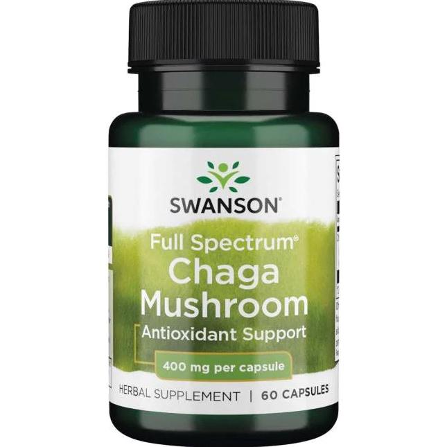 Swanson - Full Spectrum Chaga Mushroom, 400mg - 60 caps