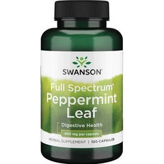 Swanson - Full Spectrum Peppermint Leaf, 400mg - 120 caps