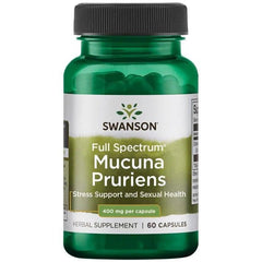 Swanson - Full Spectrum Mucuna Pruriens, 400mg - 60 caps