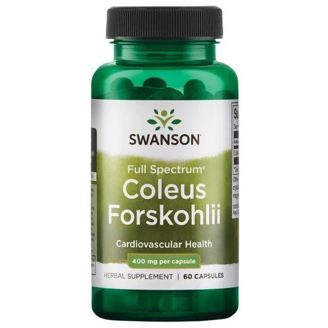 Swanson - Full Spectrum Coleus Forskohlii, 400mg - 60 caps