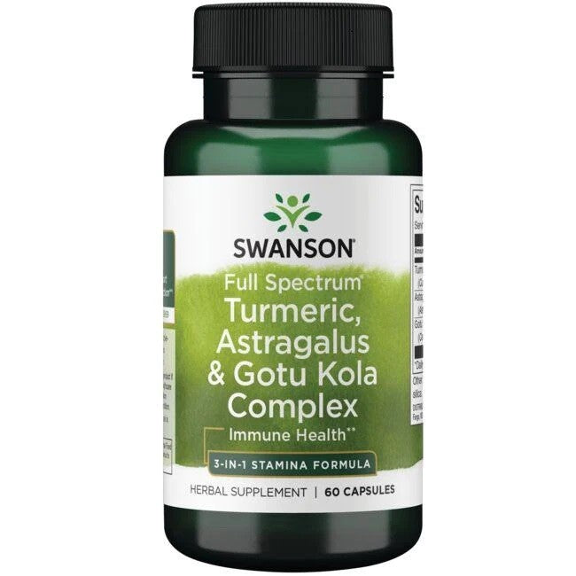 Swanson - Full Spectrum Turmeric, Astragalus & Gotu Kola